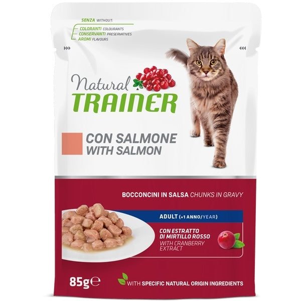 Trainer - Natural Adult Salmone Bocconcini in Salsa