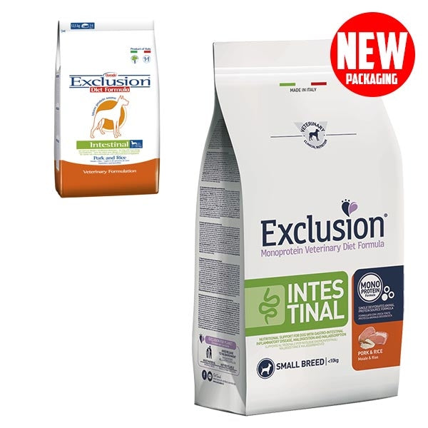 Exclusion - Diet Intestinal Small Breed Maiale e Riso