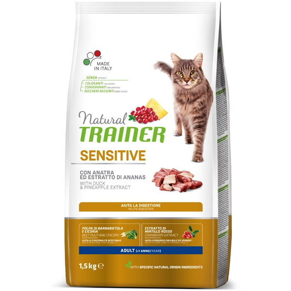 Trainer - Natural Sensitive Adult con Anatra ed Estratto di Ananas