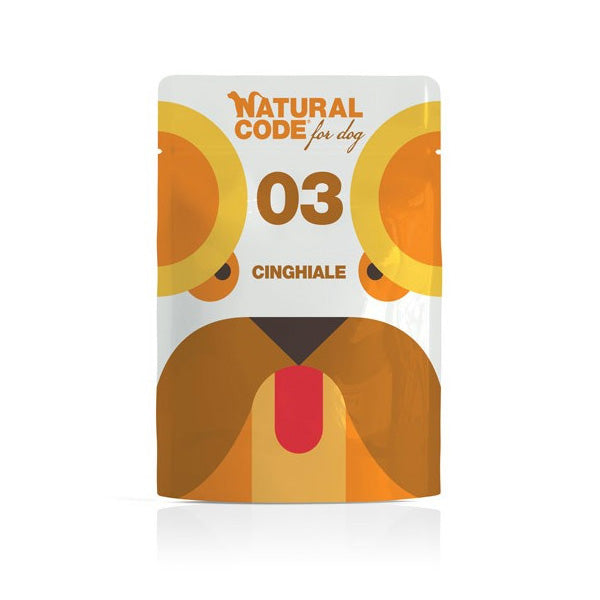 Natural Code - Adult Dog Pouch 03 Cinghiale