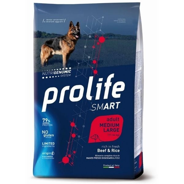 Prolife - Smart Adult Medium/Large Beef & Rice