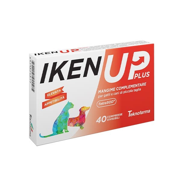 Teknofarma - Iken Up Plus per Gatti e Cani di Piccola Taglia