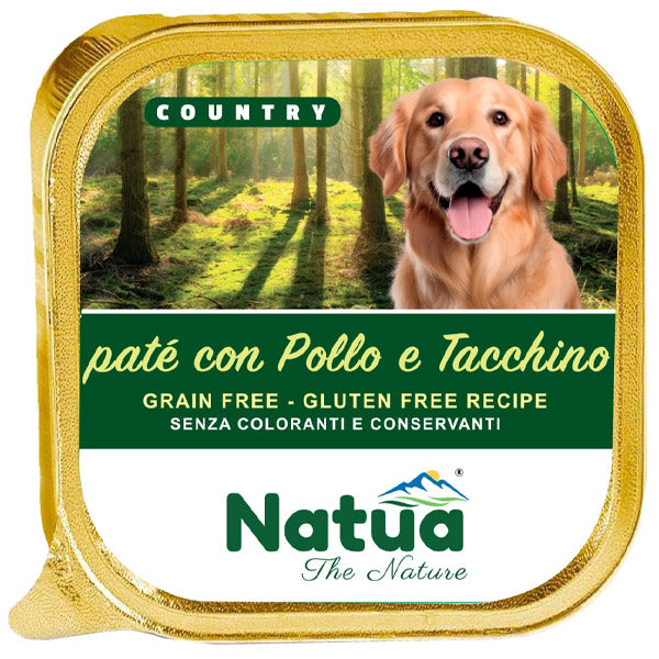 natua - Country Adult Dog Patè Pollo e Tacchino