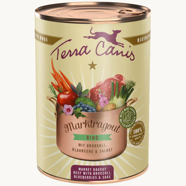 Terra Canis - Market Ragout Manzo con Broccoli Mirtilli e Salvia