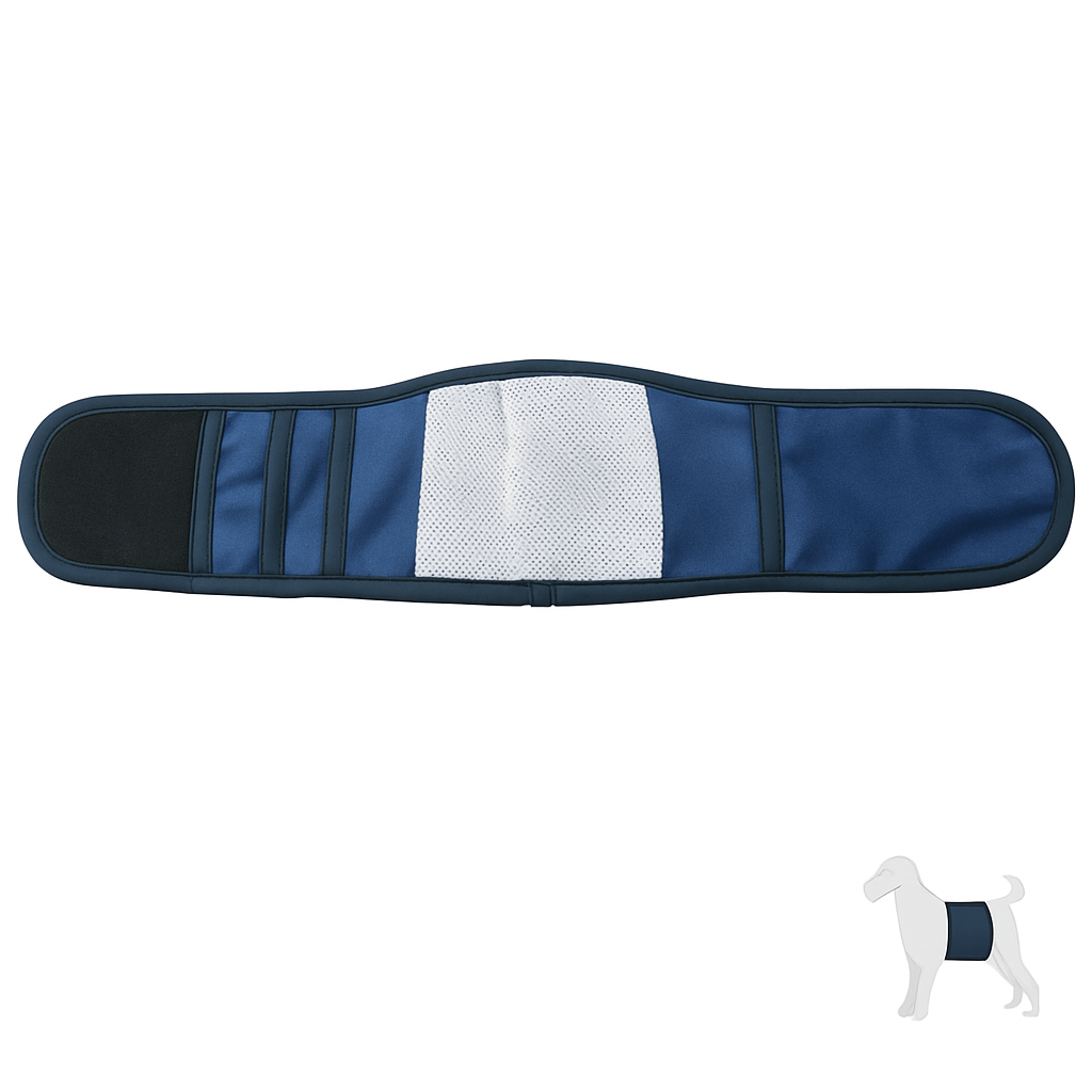 Camon - Fascia Igienica Blu per Cani Maschi