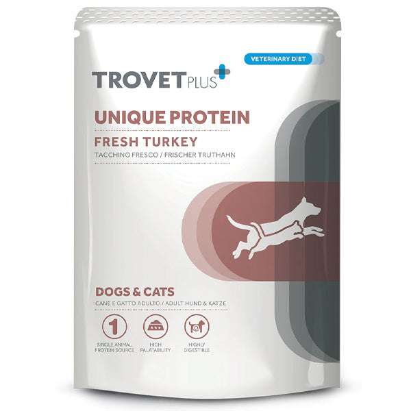 Trovet - Plus Dog Adult Unique Protein Tacchino Fresco