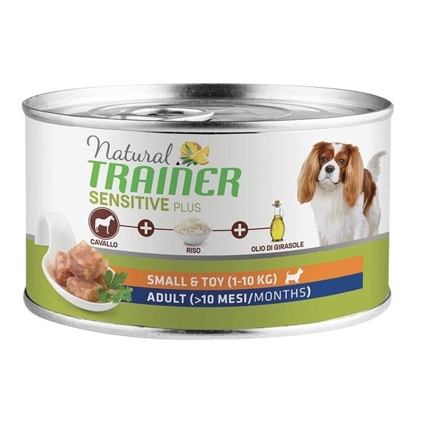 Trainer - Natural Sensitive Plus No Gluten Small & Toy Adult con Cavallo e Riso