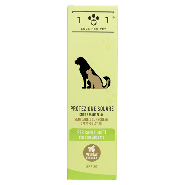 Linea 101 - Protezione Solare Cute e Pelo per Cani e Gatti in Spray