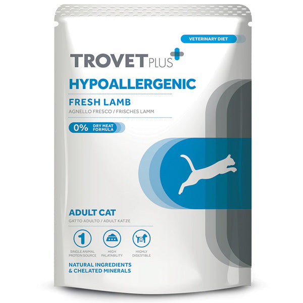 Trovet - Plus Cat Adult Hypoallergenic Agnello Fresco