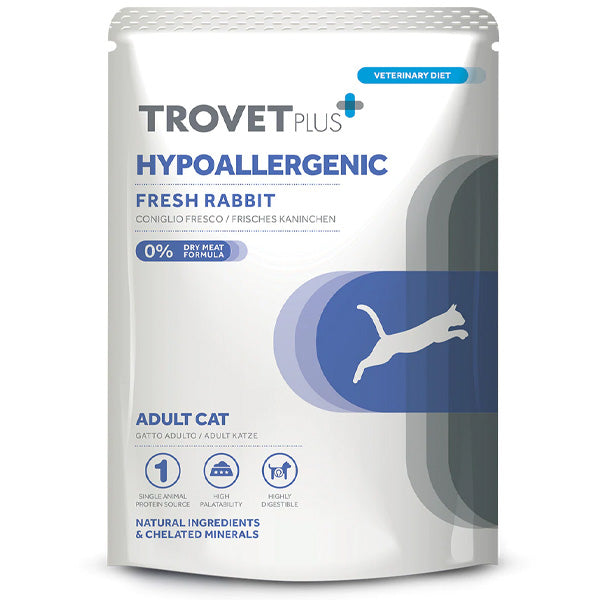 Trovet - Plus Cat Adult Hypoallergenic Coniglio Fresco