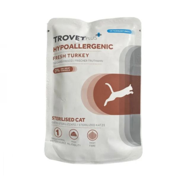 Trovet - Plus Sterilised Cat Hypoallergenic Turkey