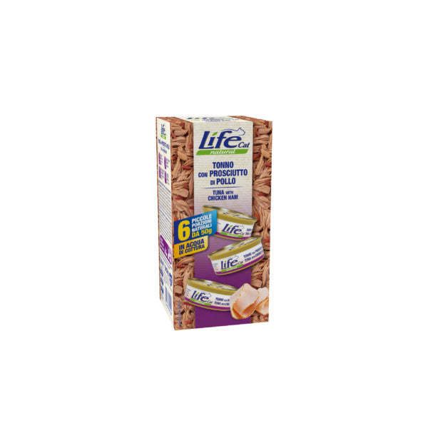 Life Pet Care - Tonno con Prosciutto di Pollo Multipack