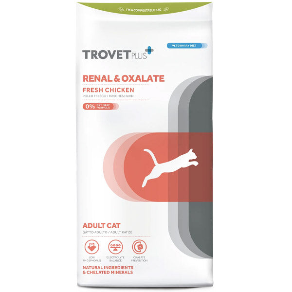Trovet - Plus Cat Adult Renal & Oxalate Pollo Fresco