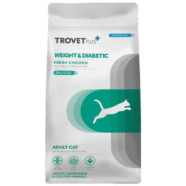 Trovet - Plus Cat Adult Weight & Diabetic Pollo Fresco