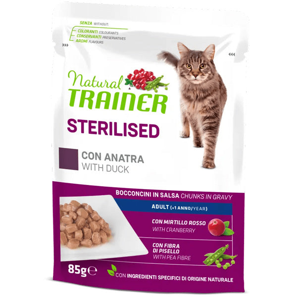 Trainer - Natural Adult Sterilised Anatra Bocconcini in Salsa