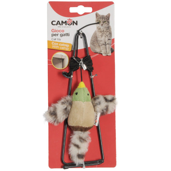 Camon - Gioco per Gatti Uccellino da Appendere alla Porta
