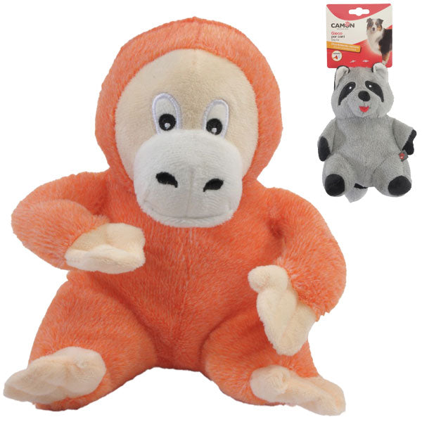 Camon - Gioco per Cani Orsetto Lavatore O Gorilla In Peluche Con Squeaker