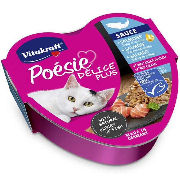Vitakraft - Poésie Délice Plus Salmone Con Olio di Salmone