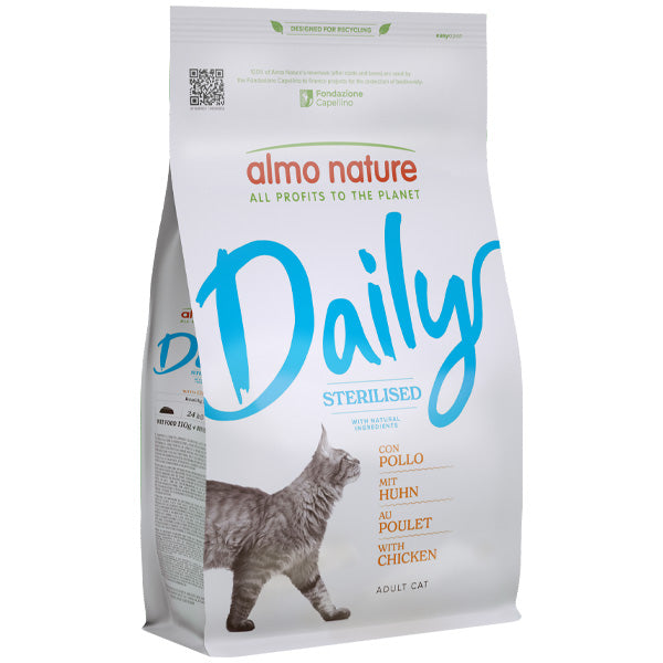 Almo Nature - Adult Cat Daily Sterilised Pollo
