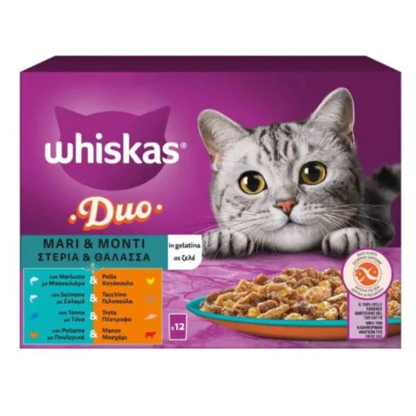 Whiskas - Multipack Duo Mari & Monti In Gelatina