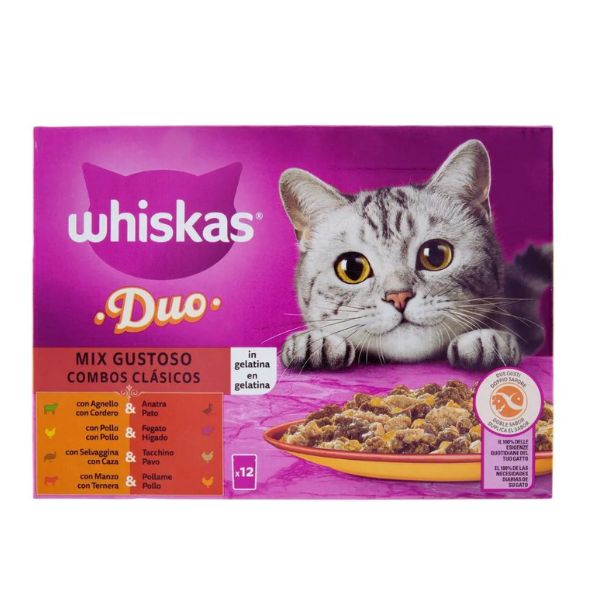 Whiskas - Multipack Duo Mix Gustoso In Gelatina