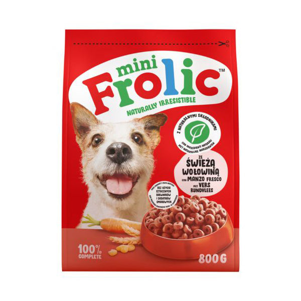 Frolic - Alimento per Cani Adult Small con Manzo Fresco e Carote