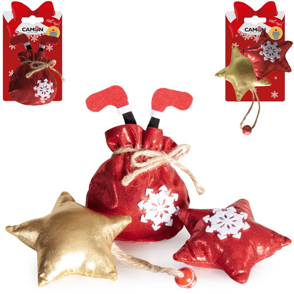 Camon - Gioco Natalizio per Gatto Stelle o Sacco di Natale
