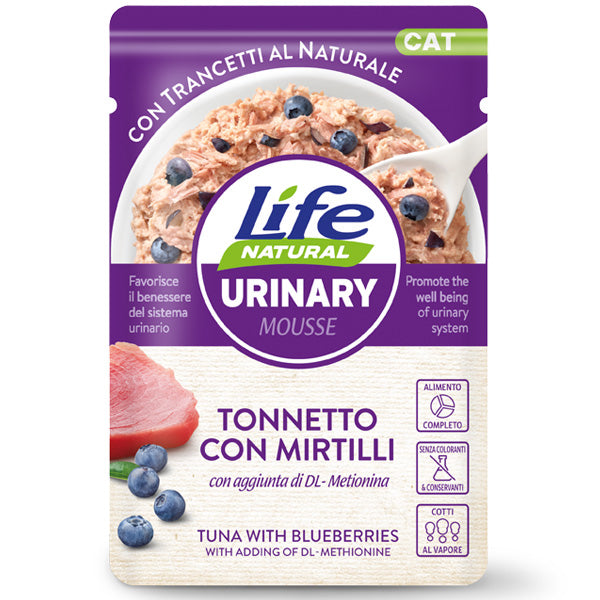 Life Pet Care - Life Cat Urinary Mousse Tonnetto con Mirtilli