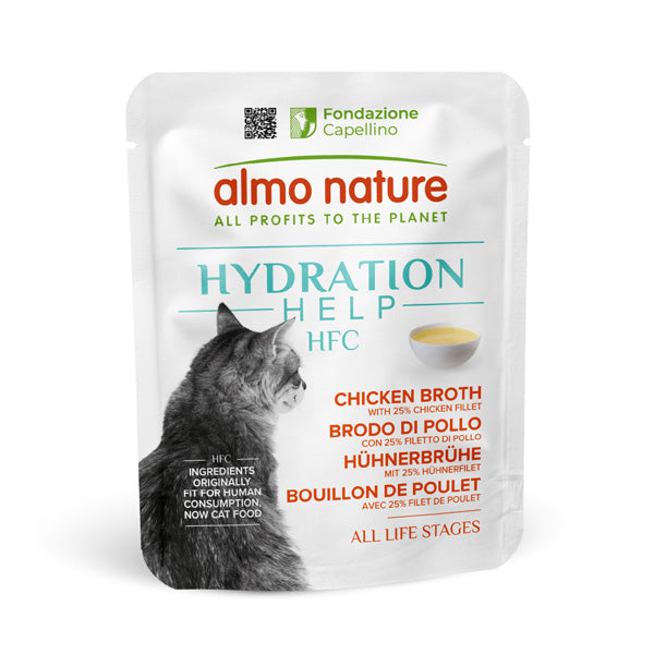 Almo Nature - HFC Hydration Help Brodo di Pollo con Filetti di Pollo