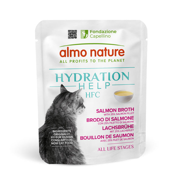 Almo Nature - HFC Hydration Help Brodo di Salmone con Filetti di Salmone