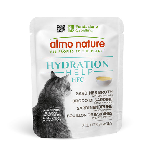 Almo Nature - HFC Hydration Help Brodo di Sardine con Sardine