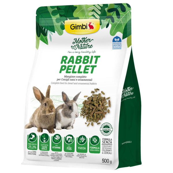 Gimborn Italia - Gimbi Mother Nature Rabbit Pellet Mangime Per Conigli Nani E Ornamentali