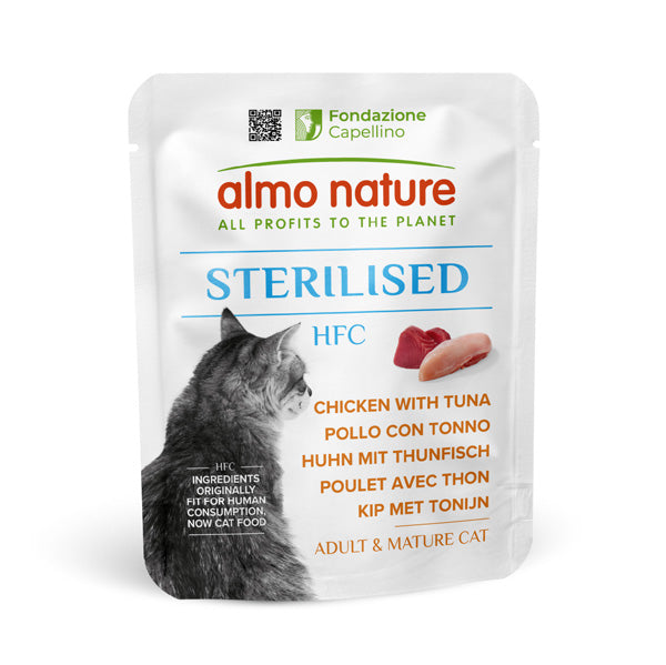 Almo Nature - HFC Sterilised Pollo E Tonno Adult E Mature Cat