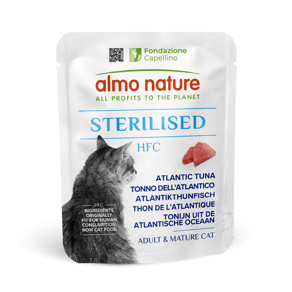 Almo Nature - HFC Sterilised Tonno Dell'Atlantico Adult E Mature Cat