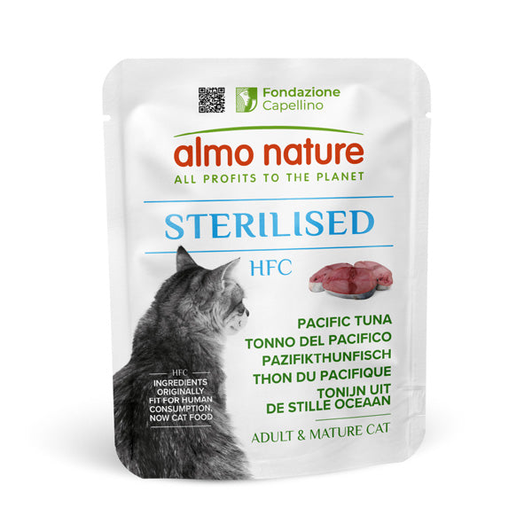 Almo Nature - HFC Sterilised Tonno Del Pacifico Adult E Mature Cat