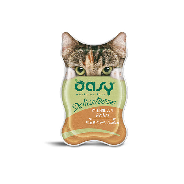 Oasy - Cat Adult Delicatesse Paté Fine Con Pollo