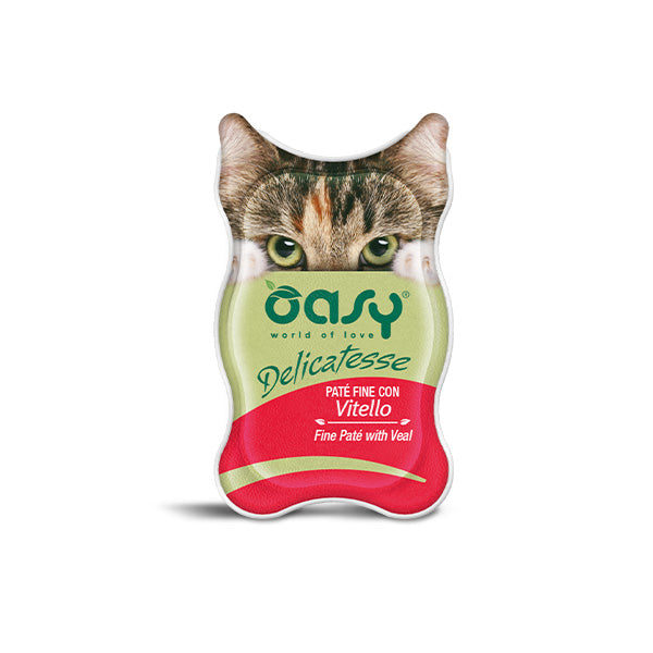 Oasy - Cat Adult Delicatesse Paté Fine Con Vitello