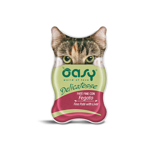 Oasy - Cat Adult Delicatesse Paté Fine Con Fegato