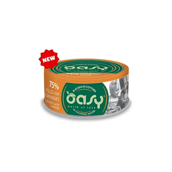 Oasy - More Love Pollo con Formaggio in Acqua di Cottura
