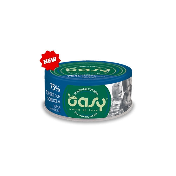 Oasy - More Love Tonno con Sogliola in Acqua di Cottura