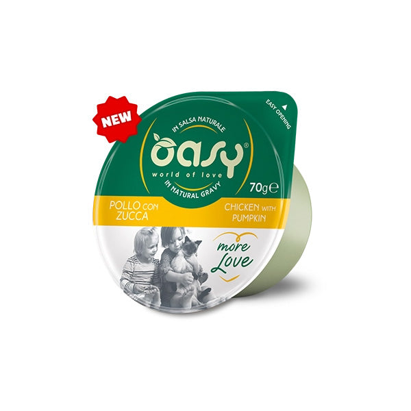 Oasy - More Love Pollo con Zucca in Salsa Naturale
