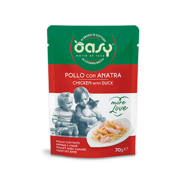 Oasy - More Love Pollo con Anatra in Brodo di Cottura