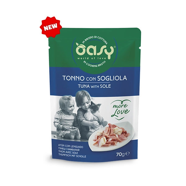 Oasy - More Love Tonno con Sogliola in Brodo di Cottura