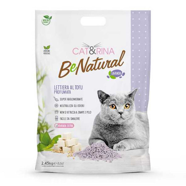 Record - Lettiera Ecologica Cat & Rina BeNatural al Tofu Profumo di Lavanda
