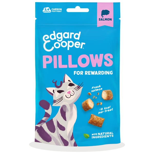 Edgard&Cooper - Snack Cat Pillows al Salmone