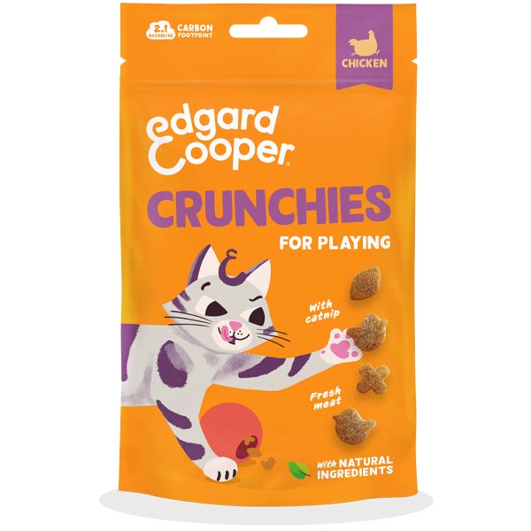 Edgard&Cooper - Snack Cat Crunchies al Pollo