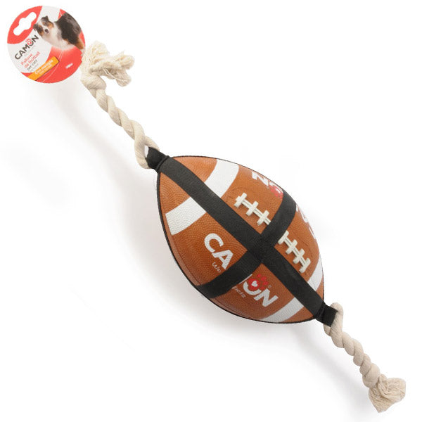 Camon - Palla Da Football Americano Con Maniglie Gioco Per Cani In Gomma