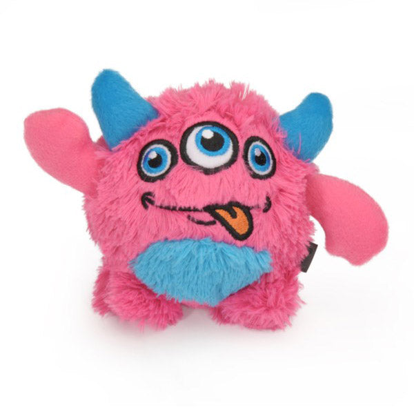 Camon - Gioco per Cani Monster Fucsia con Squeaker