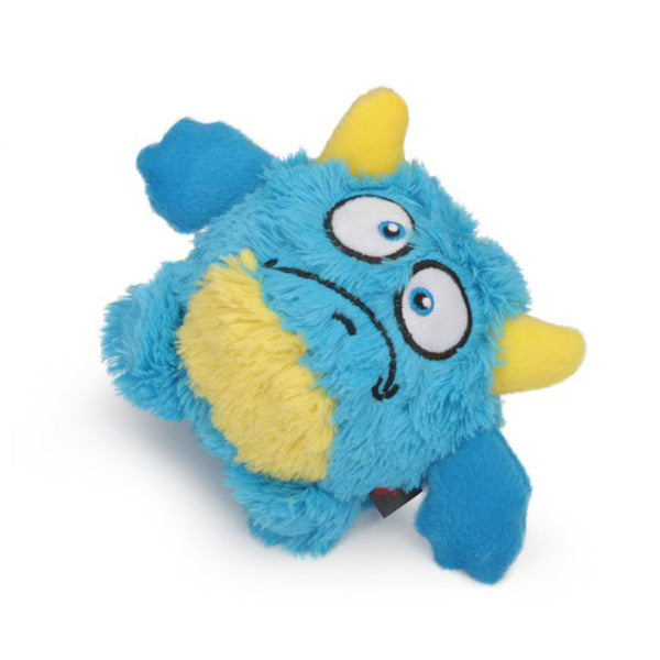 Camon - Gioco per Cani Monster Blu con Squeaker
