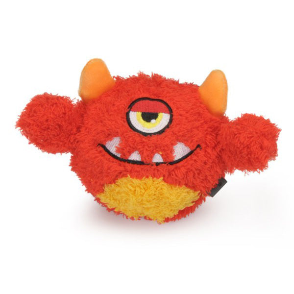 Camon - Gioco per Cani Monster Rosso con Squeaker